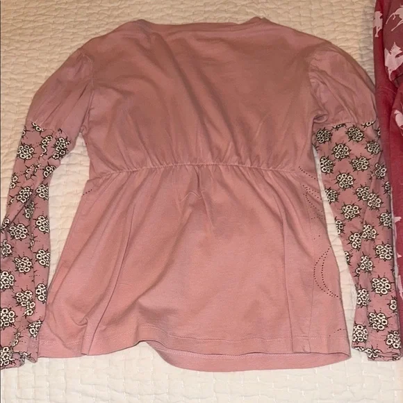 Pink & Cream Matching Girls Set Pegasus and Fairy Prints size 10 years